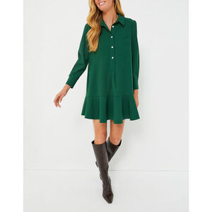 Tuckernuck Crepe 'Callahan' Green Dress Size XXL - NWT